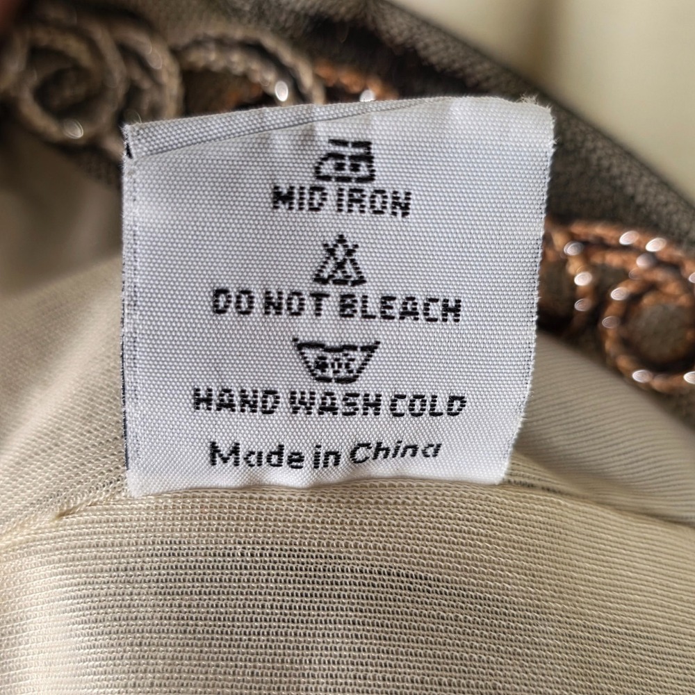 Vintage Pretty Angel Mesh Lace Boho‎ Top Grunge Fairy Y2K Size Medium Silk Blend - Picture 10 of 12